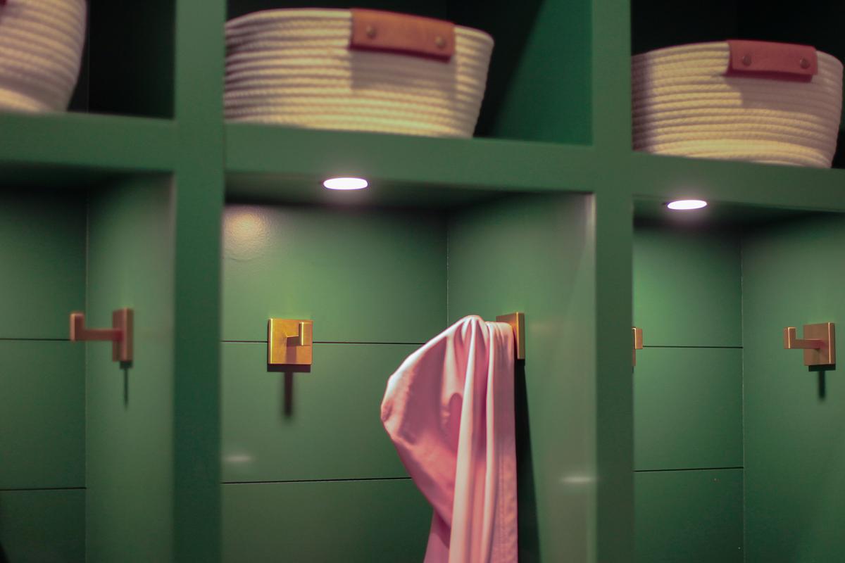 Entry Closet Cubbies